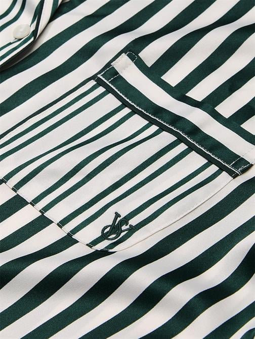 Glazed Saten Şortlu Pijama Takımı