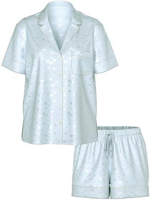 Glazed Saten Şortlu Pijama Takımı