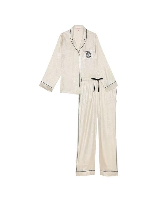 Glazed Saten Uzun Pijama Takımı