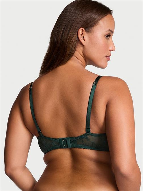 Gül Dantelli Push-Up Sütyen
