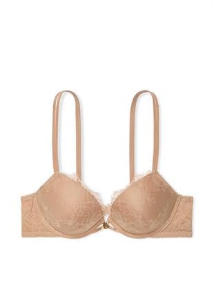 Gül Dantelli Push-Up Sütyen