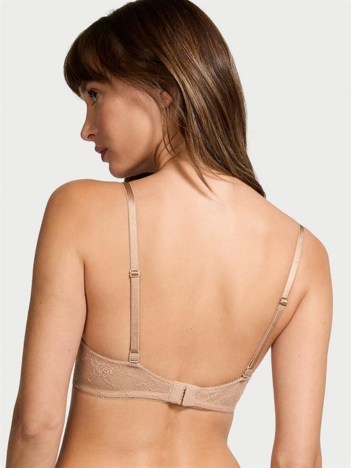 Gül Dantelli Push-Up Sütyen