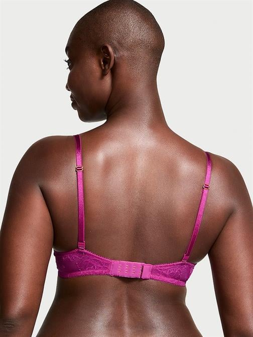 Gül Dantelli Push-Up Sütyen