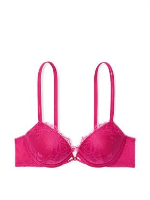 Gül Dantelli Push-Up Sütyen