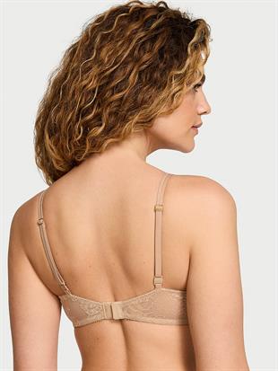 Gül Dantelli Push-Up Sütyen