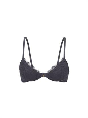 Gül Dantelli Push-Up Sütyen