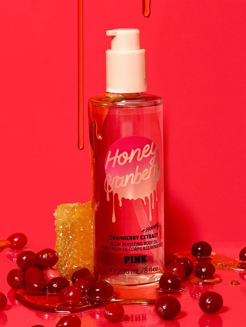 Honey Cranberry Saf Bal ve Kızılcık Özlü Parlaklık Veren Vücut Yağı