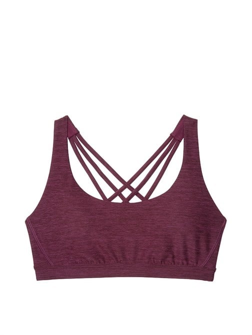 Incredible Essential Strappy Back Heathered Bra
