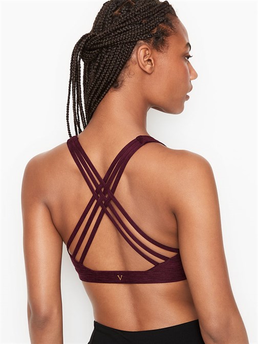 Incredible Essential Strappy Back Heathered Bra