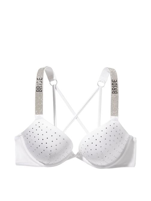 Işıltılı Askılı Bombshell Push-Up Bikini Üstü