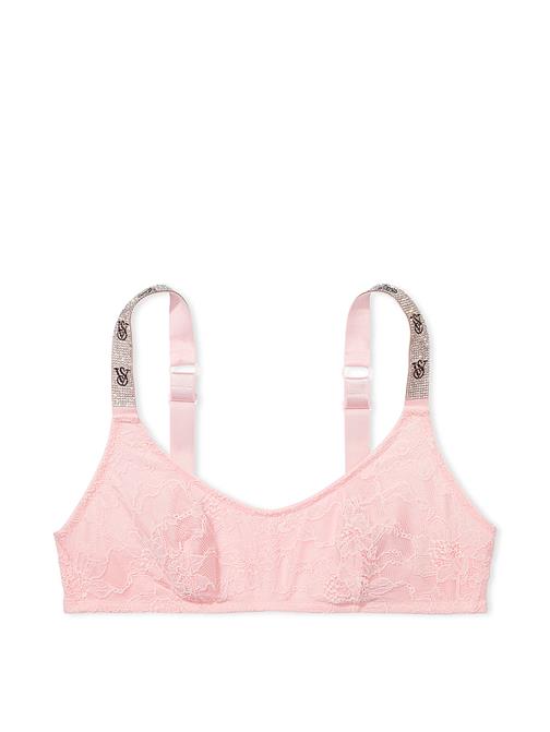 Işıltılı Askılı Dantelli Scoop Bralet