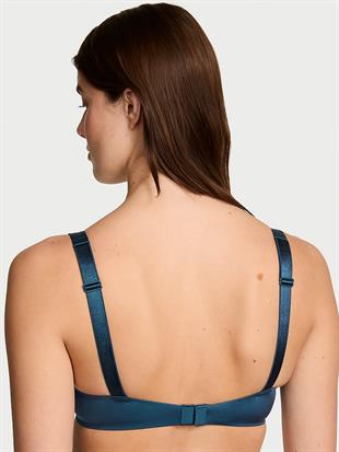 Işıltılı Askılı Push-Up Sütyen