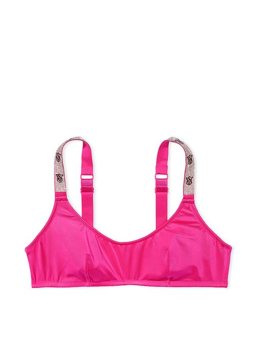 Işıltılı Askılı Scoop Bralet