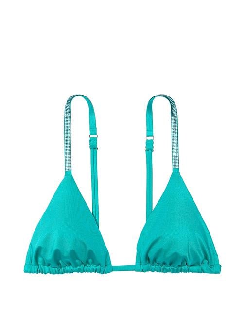 Işıltılı Askılı Üçgen Bikini Üstü