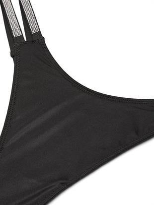 Işıltılı Çift Askılı Smooth Tanga