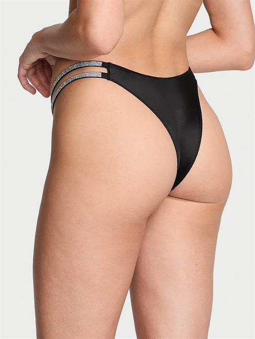 Işıltılı Çift AskılıPürüzsüz Brazilian Külot
