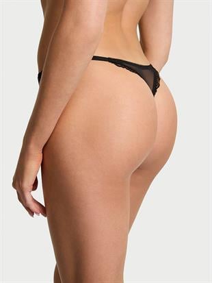 Işıltılı Dantelli Ayarlanabilir Askılı Tanga