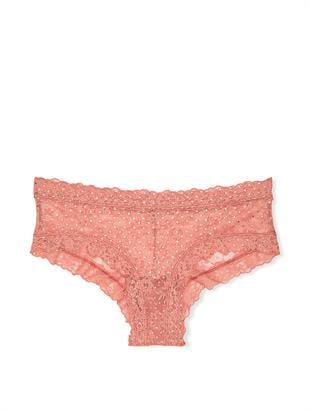 Işıltılı Dantelli Cheeky Külot