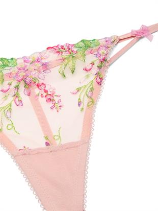 İşlemeli V-String Külot