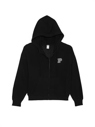 Ivy Fermuarlı Polar Kapüşonlu Üst