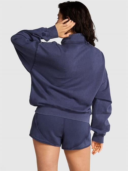 Ivy Fermuarlı Polar Varsity Sweatshirt