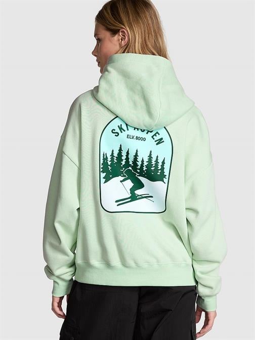 Ivy Kampüs Polar Kapüşonlu Sweatshirt