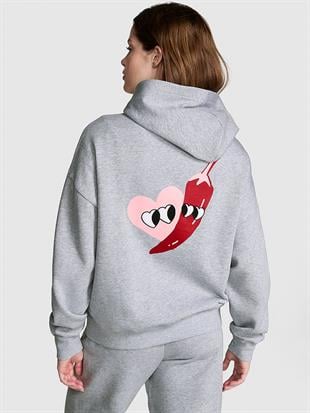 Ivy Kampüs Polar Kapüşonlu Sweatshirt