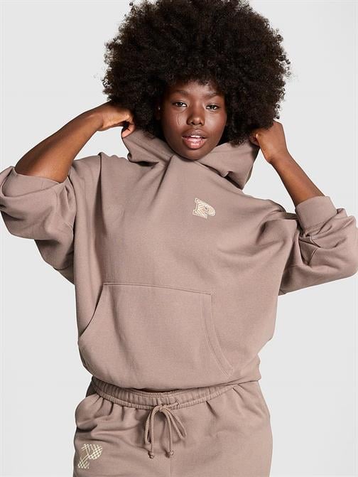 Ivy Kampüs Polar Kapüşonlu Sweatshirt