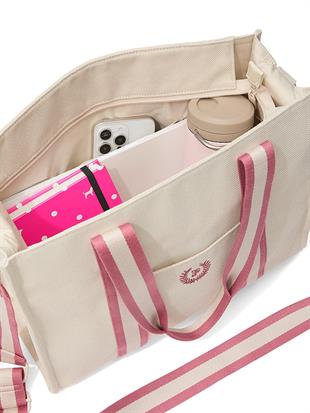 Ivy Klasik Kanvas Tote Çanta
