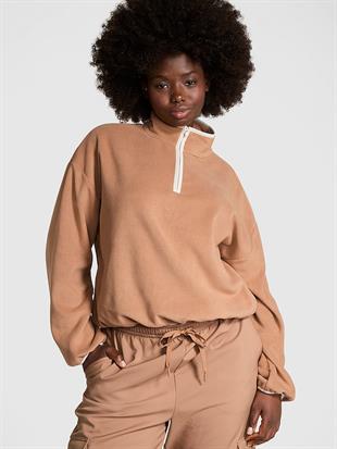 Ivy Polar Yarım Fermuarlı Sweatshirt