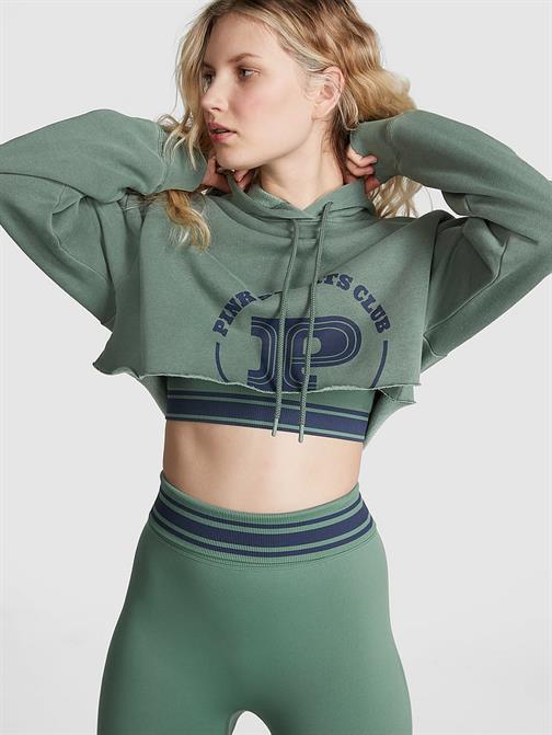 Ivy Super Cropped Kapüşonlu Sweatshirt