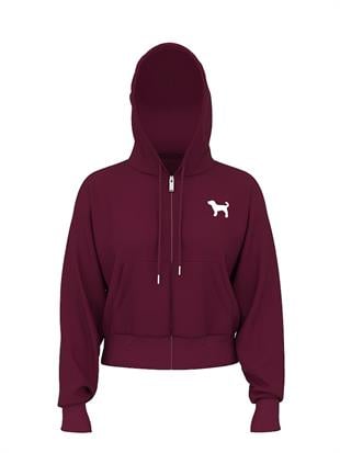 Ivy Terry Dar Kesim Fermuarlı Sweatshirt