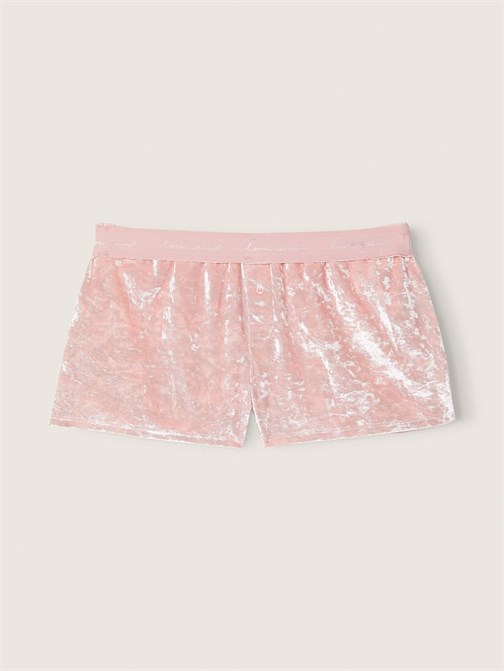 Kadife Boxer Şort Pijama