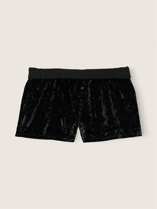Kadife Boxer Şort Pijama
