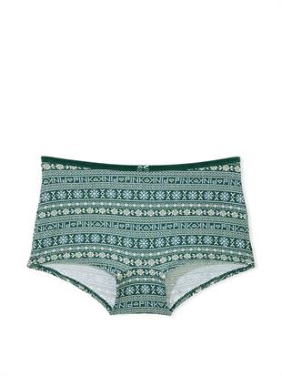 Kadife Kenarlı Pamuklu Boyshort Külot