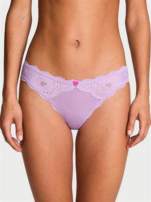 Kalp Biyeli Pamuklu Bikini Külot