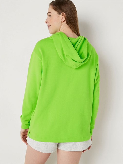 KAMPÜS POLARLI KAPÜŞONLU SWEATSHIRT