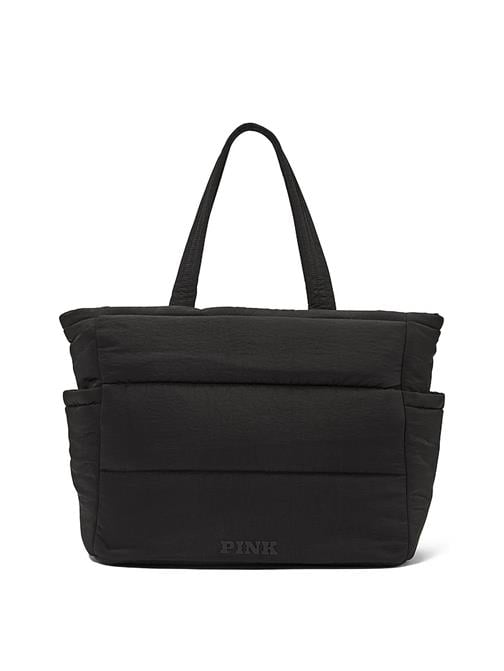 Kapitone Puffer Tote Çanta