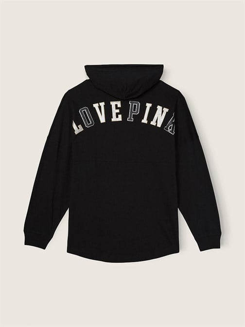 Kapüşonlu Pamuk Oversize T-shirt