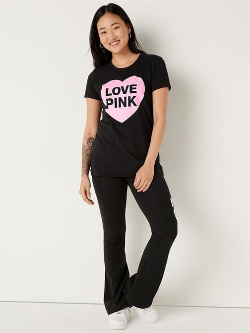 Kısa Kollu Bisiklet Yaka Mükemmel T-Shirt