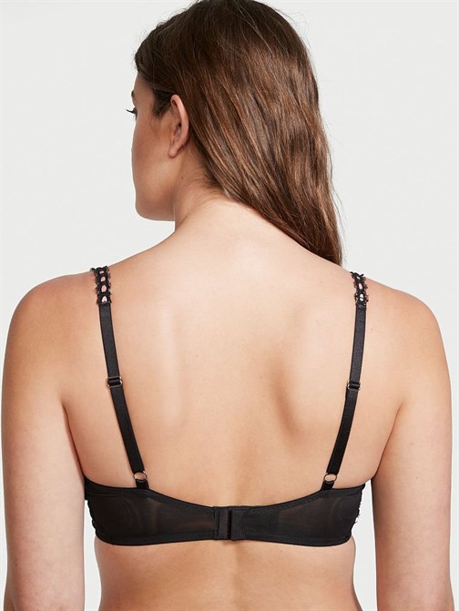 Kurdele Detaylı Push-Up Sütyen