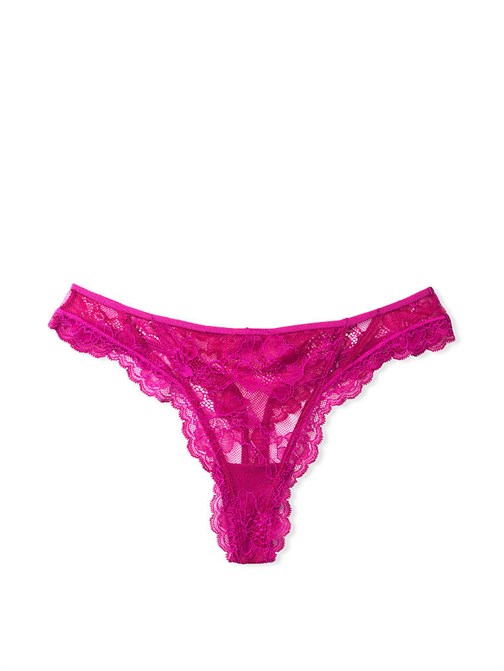 Lace Cutout Thong Panty