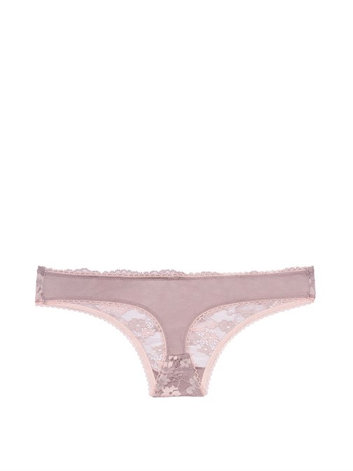 Lace Front Thong Panty