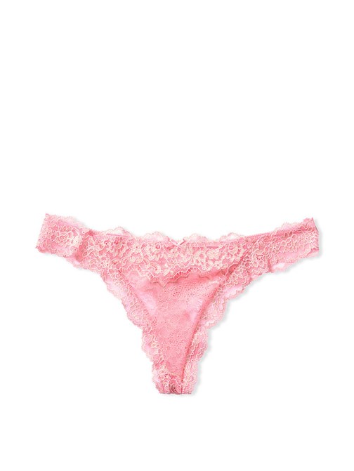 Lace Shimmer Thong Panty