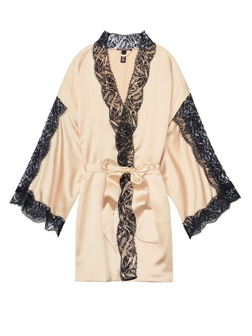 Lace Short Kimono Robe
