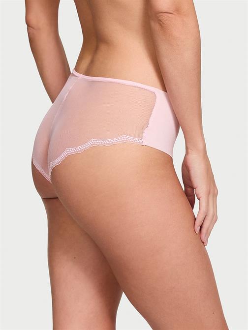 Lazer Kesim Arkası Tül Cheeky Külot
