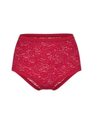 Lazer Kesim Dantelli Brief Külot