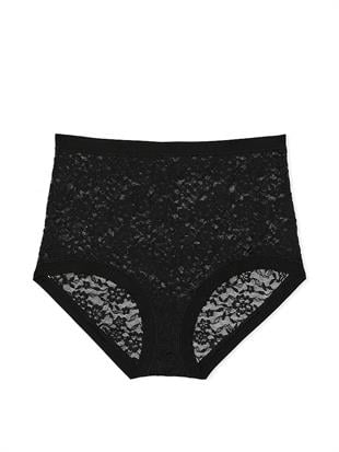 Lazer Kesim Dantelli Brief Külot