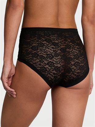 Lazer Kesim Dantelli Brief Külot