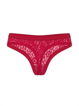 Lazer Kesim Dantelli Tanga